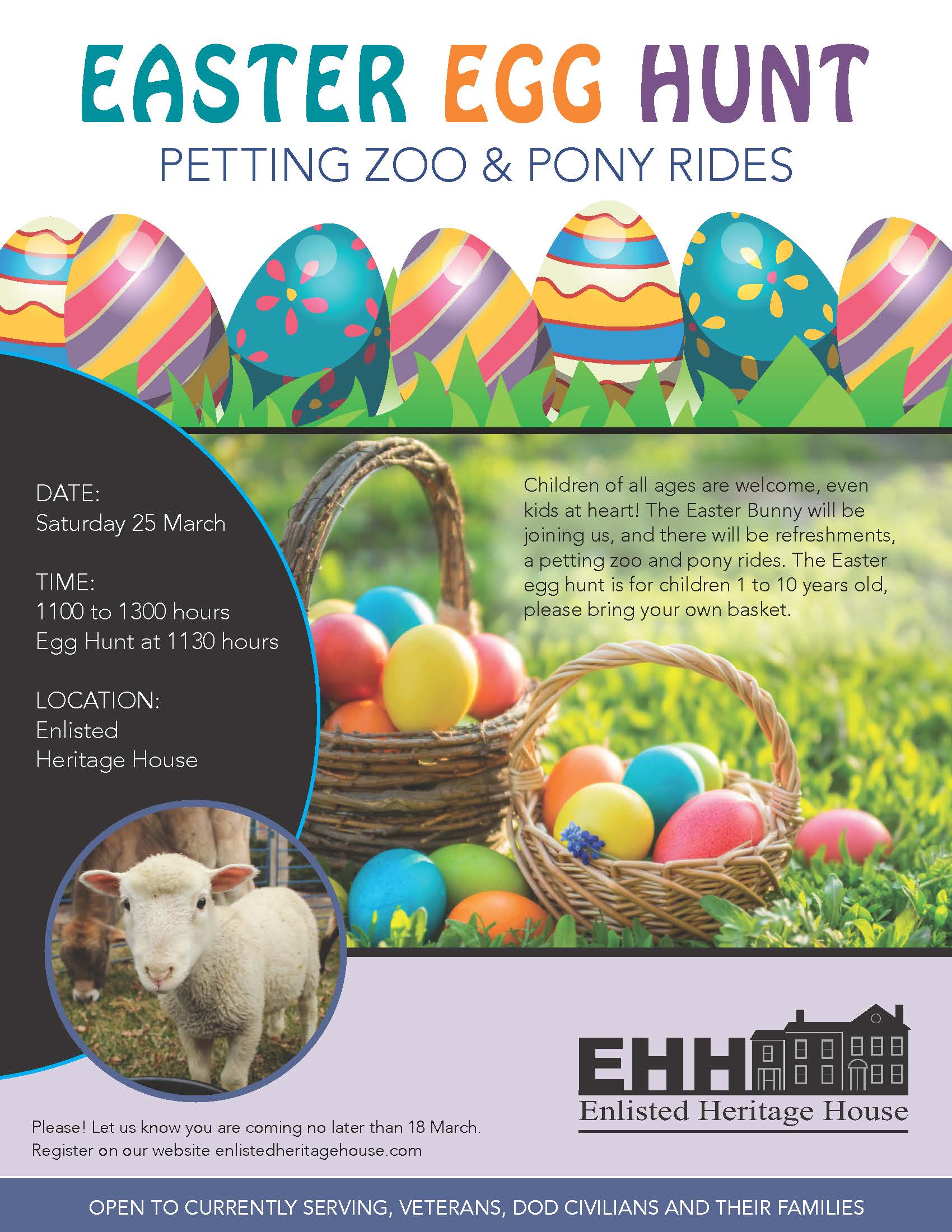 Easter Egg Hunt 2023 Enlisted Heritage House